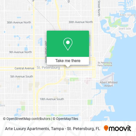 Mapa de Arte Luxury Apartments