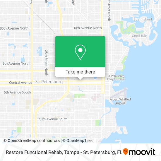 Restore Functional Rehab map