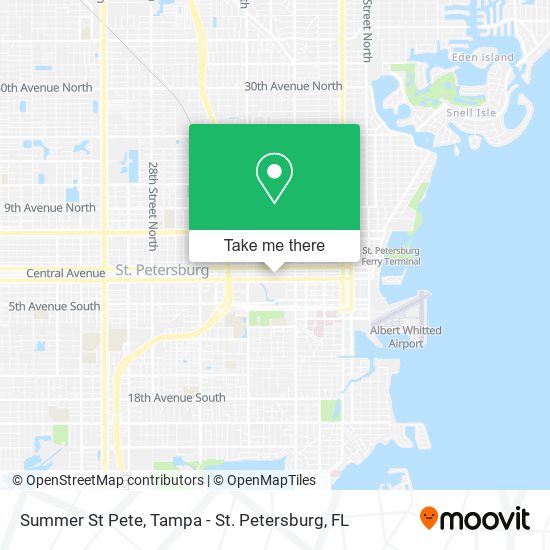 Summer St Pete map
