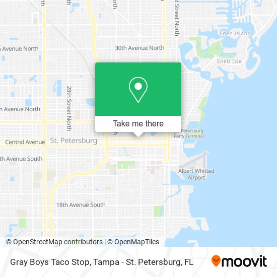 Gray Boys Taco Stop map