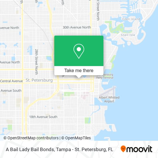 A Bail Lady Bail Bonds map