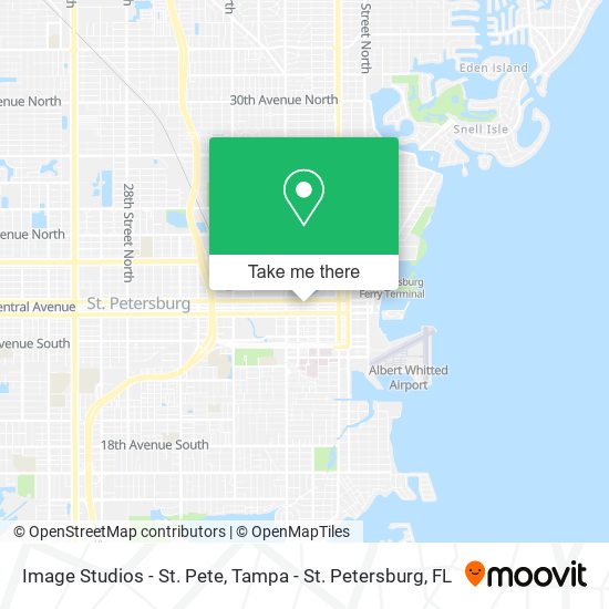 Image Studios - St. Pete map