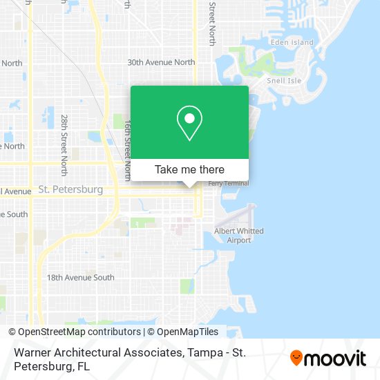 Warner Architectural Associates map