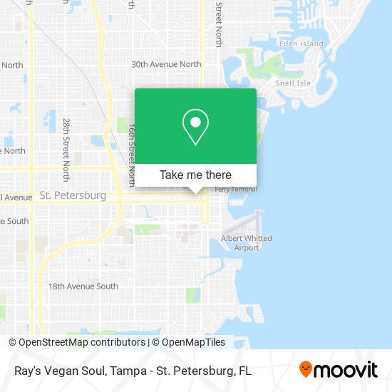 Ray's Vegan Soul map
