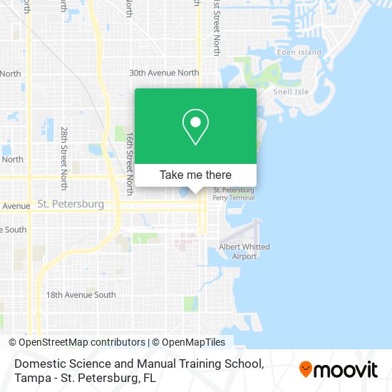 Mapa de Domestic Science and Manual Training School