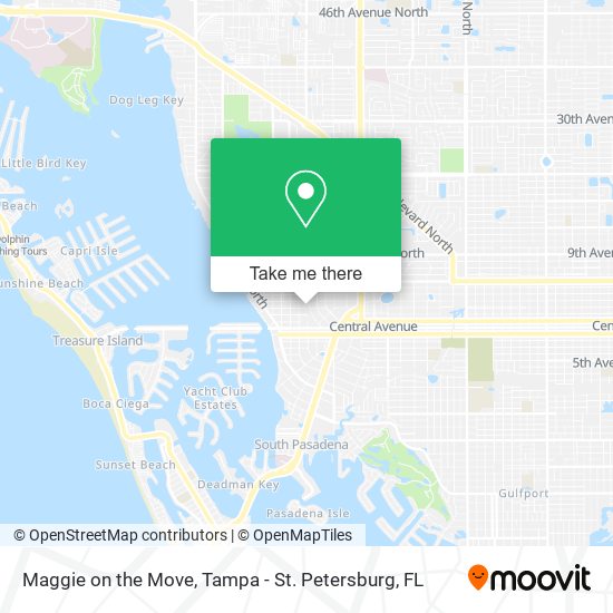 Mapa de Maggie on the Move