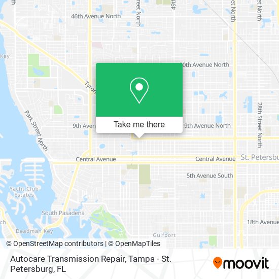 Autocare Transmission Repair map
