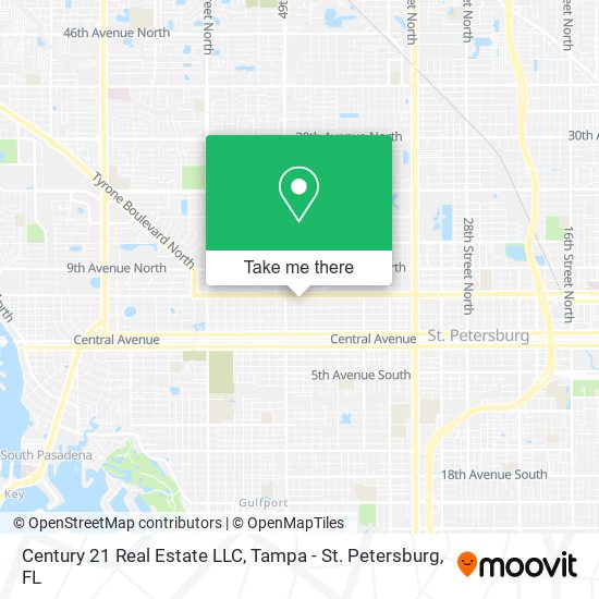 Century 21 Real Estate LLC map