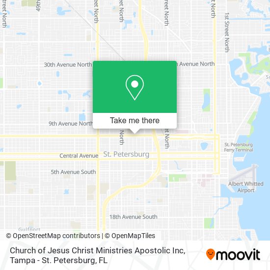 Church of Jesus Christ Ministries Apostolic Inc map