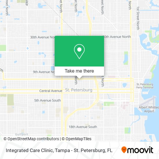 Integrated Care Clinic map
