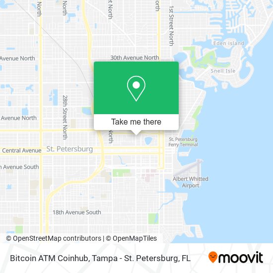 Mapa de Bitcoin ATM Coinhub