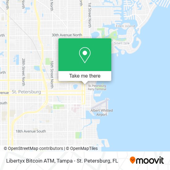 Libertyx Bitcoin ATM map