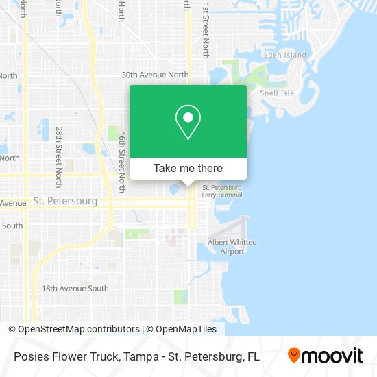 Mapa de Posies Flower Truck