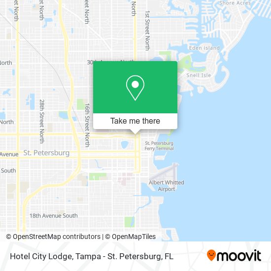 Hotel City Lodge map
