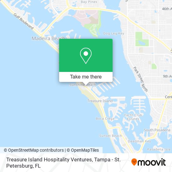 Treasure Island Hospitality Ventures map