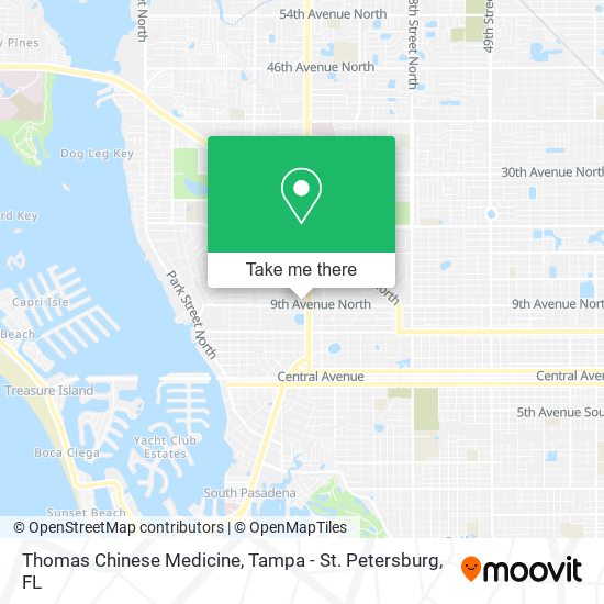 Thomas Chinese Medicine map
