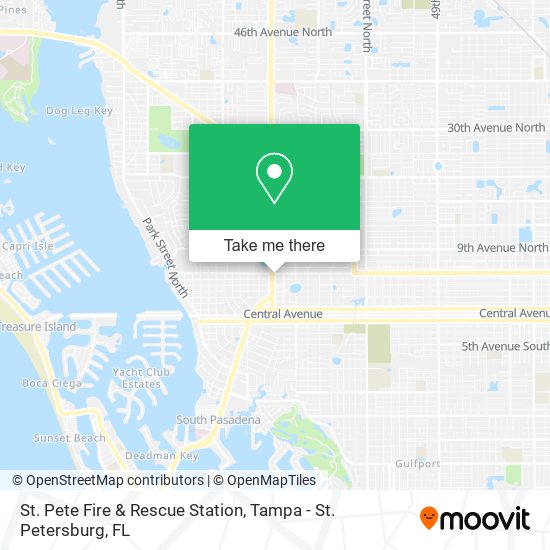St. Pete Fire & Rescue Station map