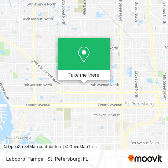 Labcorp map