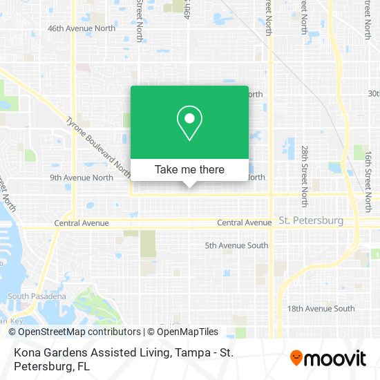 Mapa de Kona Gardens Assisted Living
