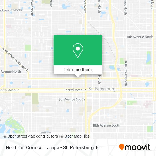 Mapa de Nerd Out Comics