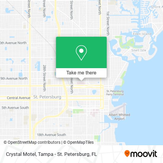 Crystal Motel map