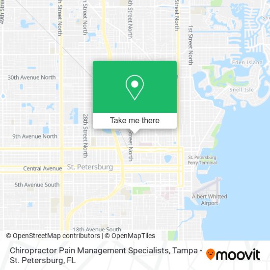 Chiropractor Pain Management Specialists map