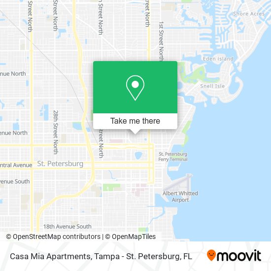 Casa Mia Apartments map