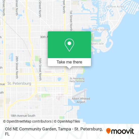 Old NE Community Garden map