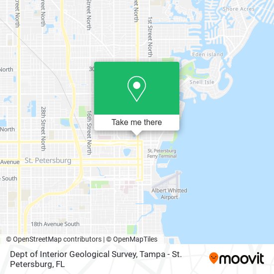 Dept of Interior Geological Survey map