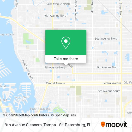 9th Avenue Cleaners map