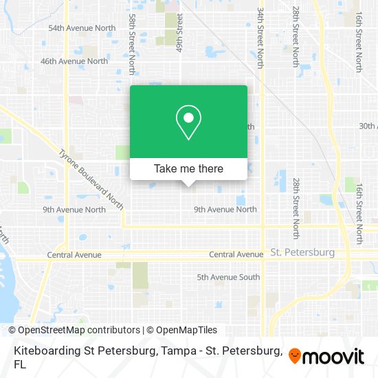 Mapa de Kiteboarding St Petersburg