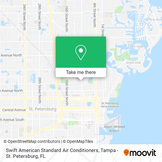 Mapa de Swift American Standard Air Conditioners