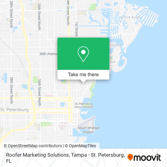 Roofer Marketing Solutions map