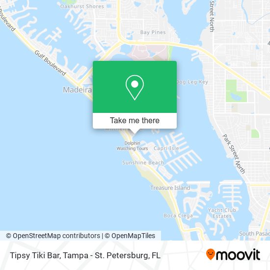 Tipsy Tiki Bar map