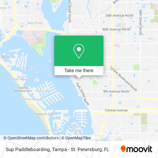 Mapa de Sup Paddleboarding