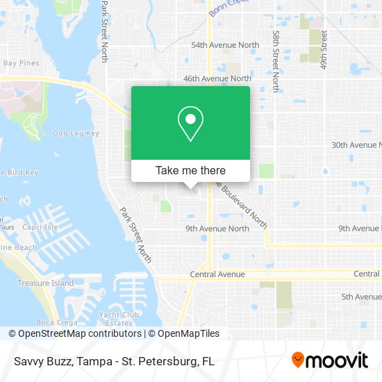 Mapa de Savvy Buzz
