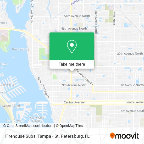 Firehouse Subs map