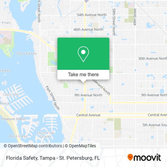 Florida Safety map