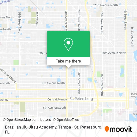 Brazilian Jiu-Jitsu Academy map