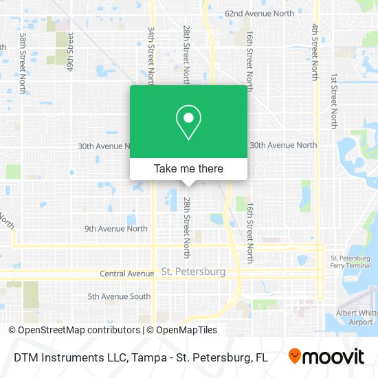 Mapa de DTM Instruments LLC