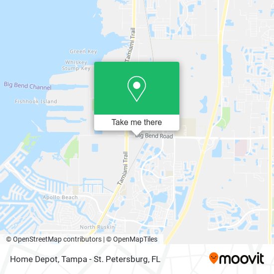 Mapa de Home Depot
