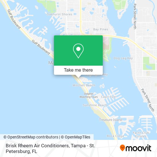 Mapa de Brisk Rheem Air Conditioners
