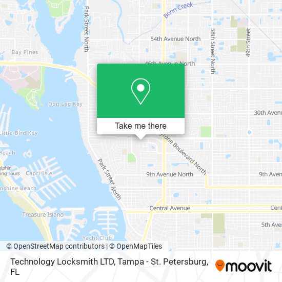 Mapa de Technology Locksmith LTD