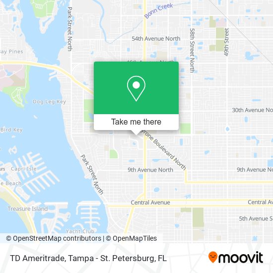 Mapa de TD Ameritrade