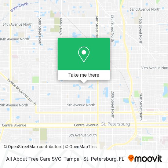 Mapa de All About Tree Care SVC