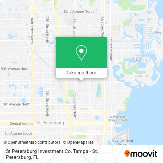 Mapa de St Petersburg Investment Co