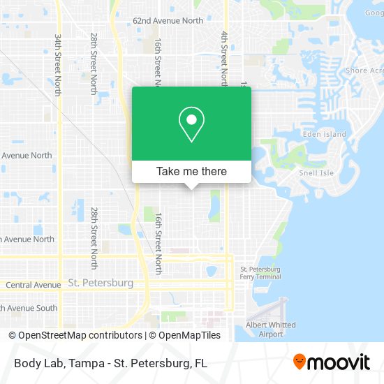 Body Lab map