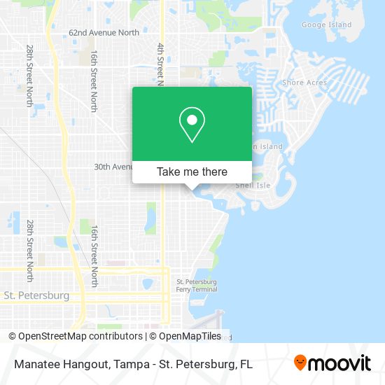 Mapa de Manatee Hangout