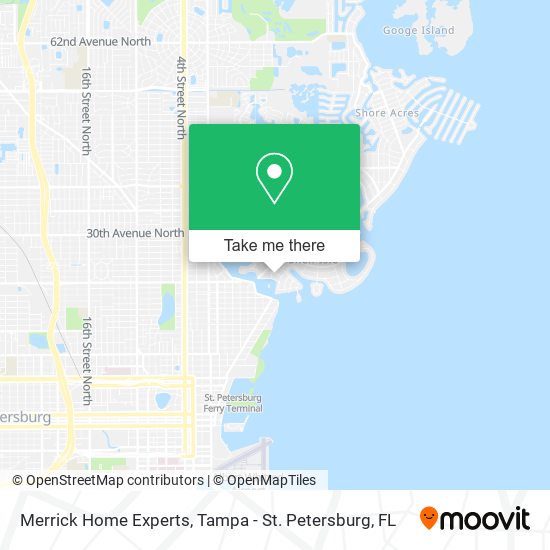 Merrick Home Experts map