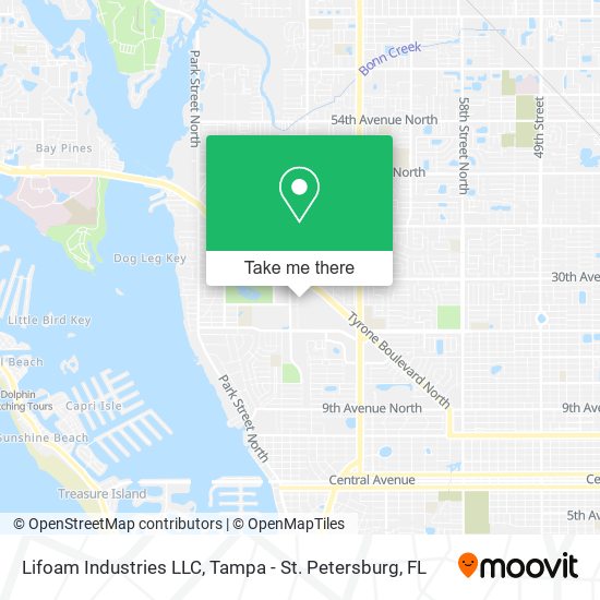 Lifoam Industries LLC map